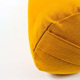 Arac - Bolster Rond de Yoga - colori safran vue rapprochée du tissu - My Shop Yoga