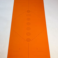 Aran - Tapis de Yoga PU Caoutchouc Naturel - Orange