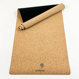 ecoa - tapis yoga liège et EPDM - vue tapis semi déroulé - my_shop_yoga 