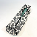 Indie – sac yoga coton Ikat avec tapis vert transporté – My Shop Yoga