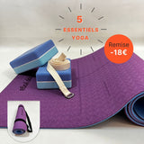 Kit Yoga Master – Tapis 6 mm avec briques et sangle