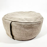 naya coussin de méditation rond- chanvre naturel-idéal méditation - yoga - my shop yoga