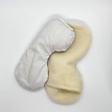 Ooty - Masque de relaxation Yeux en Laine Mérinos et Lavande-vue housse intérieure - My Shop Yoga