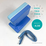 Pack Trio Yoga - Offre 15% soit 4,5€ de réduction par rapport au prix individuel- My Shop Yoga