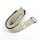 Sangle de yoga en chanvre naturel My Shop Yoga – Accessoire écologique pour les étirements et la pratique du yoga Iyengar et Hatha-my shop yoga