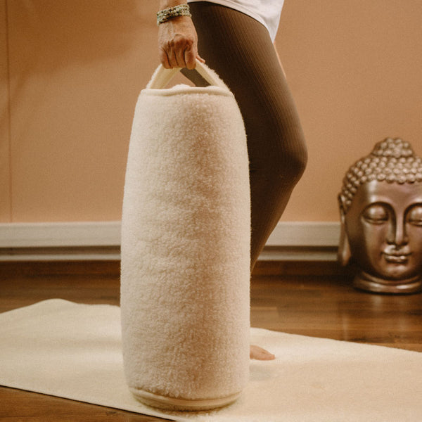Coussin De Méditation Rond 55 Cm Vargottam - Housse Coton, Mousse Mémoire De Forme, Pour Yoga, Relaxation Et Déco Salon - 10