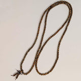 Utoor – Collier Bracelet Mala aux 216 perles Bois Santal Vert - My Shop Yoga