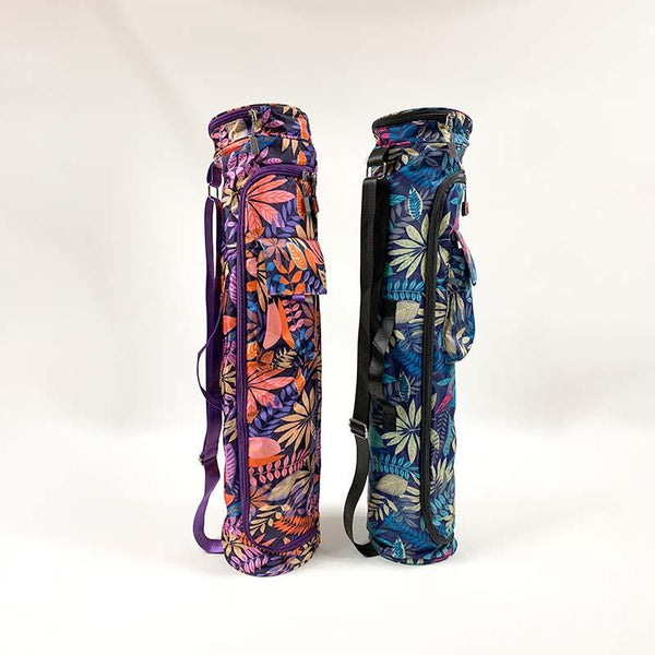 Amber – Sac de Yoga en Toile Imprimée – Waterproof - Vue deux coloris - My Shop Yoga