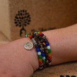 Chilpi – Collier Bracelet Mala aux 108 Perles Multicolores - My Shop Yoga