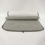 Dhodra - Tapis Yoga Laine Gris Clair - Mérinos et Latex - Sac Transport - My Shop Yoga