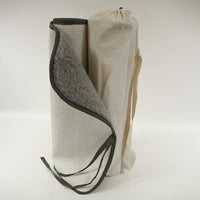 Dhodra - Tapis Yoga Laine Gris Clair - Mérinos et Latex - Sac Transport - My Shop Yoga