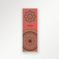 Hubli - Sur Tapis Yoga de Voyage - modèle lotus rouge - my shop yoga