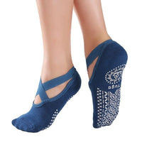 Panki - Chaussons Anti Glisse-colori bleu- My Shop Yoga