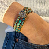 Tulsi – Bracelet en Corde aux Perles en Pierres Naturelles - Vegan - My Shop Yoga
